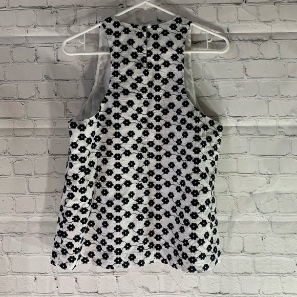 J. Crew Factory Flower Embroidered Racerback Tank - Picture 2 of 5